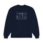 Horizontal “Imagine. Create. Repeat.” Crewneck Sweatshirt