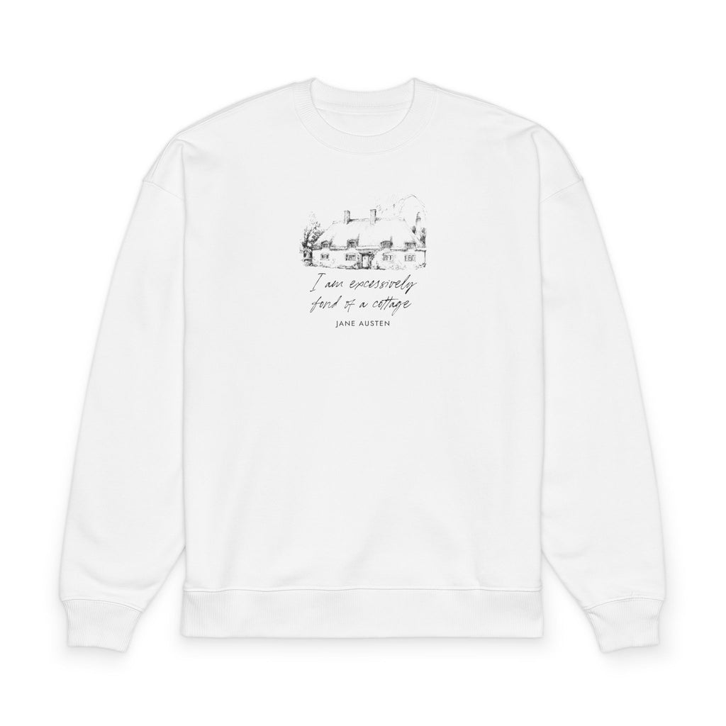 "I am excessively fond of a cottage” Crewneck Sweatshirt