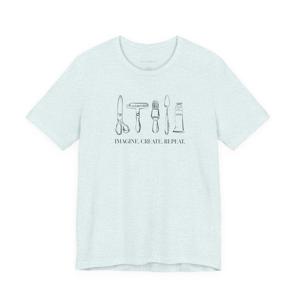 Horizontal “Imagine. Create. Repeat.” T-Shirt