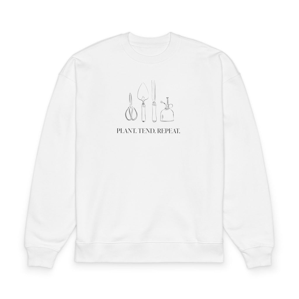 “Plant. Tend. Repeat.” Crewneck Sweatshirt