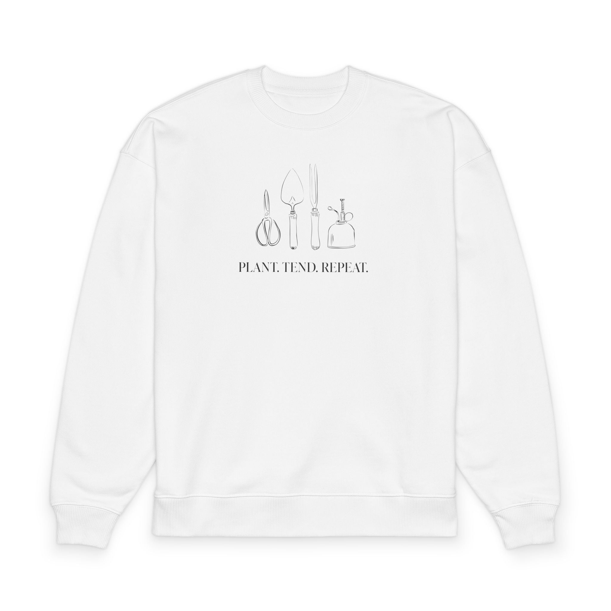 “Plant. Tend. Repeat.” Crewneck Sweatshirt