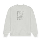 “Imagine. Create. Repeat.” Crewneck Sweatshirt