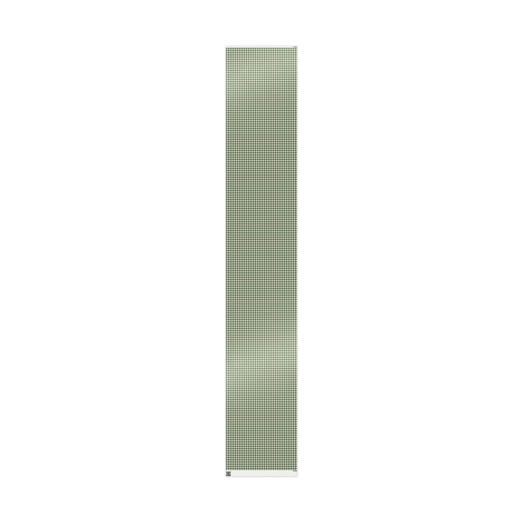 Heirloom Green Check Wrapping Paper Roll