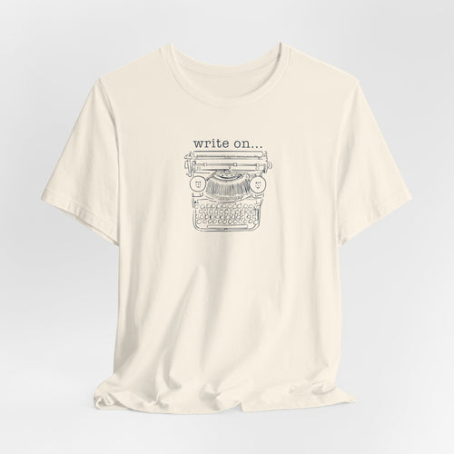 "Write On" Typewriter T-Shirt