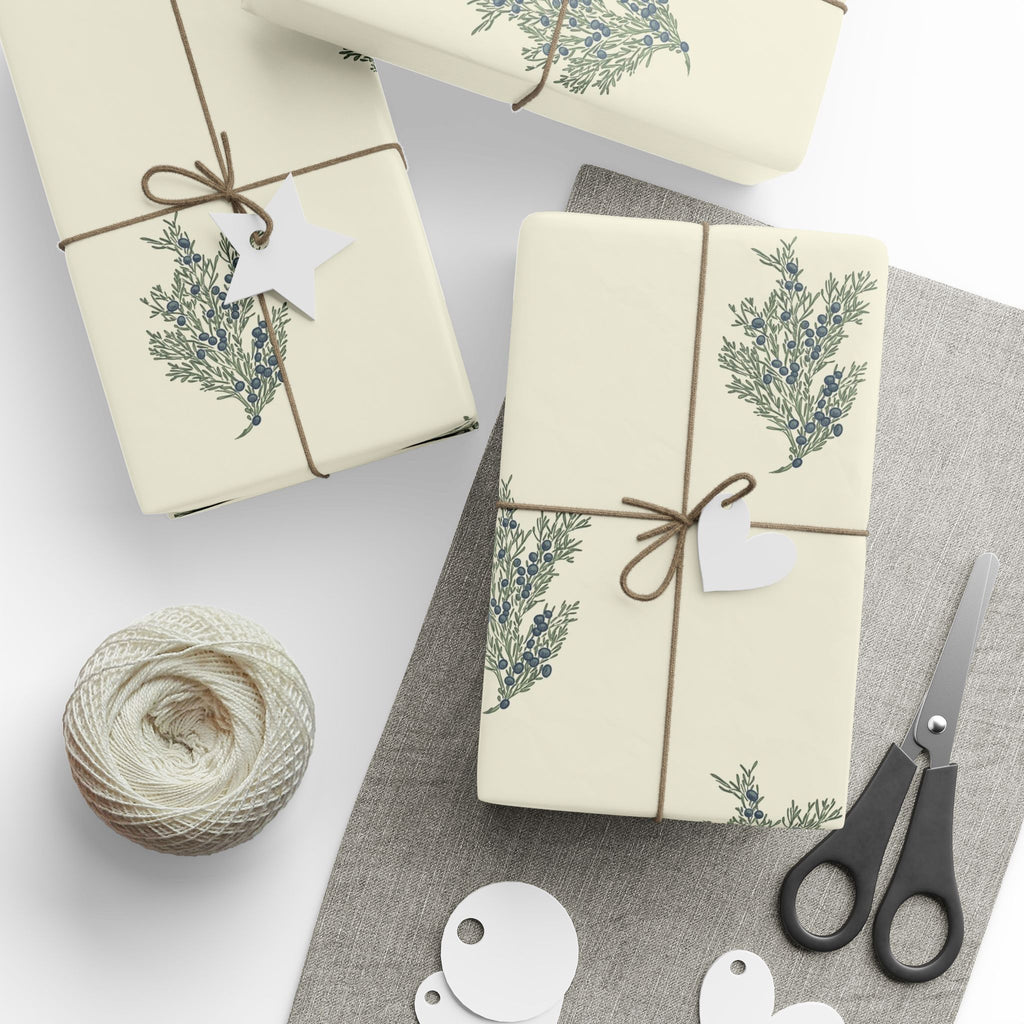 Juniper Berries Wrapping Paper Roll