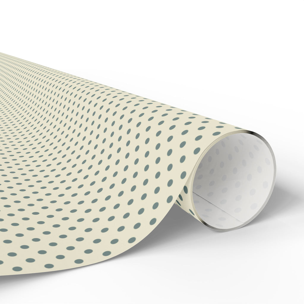 Heirloom Blue Dot Wrapping Paper