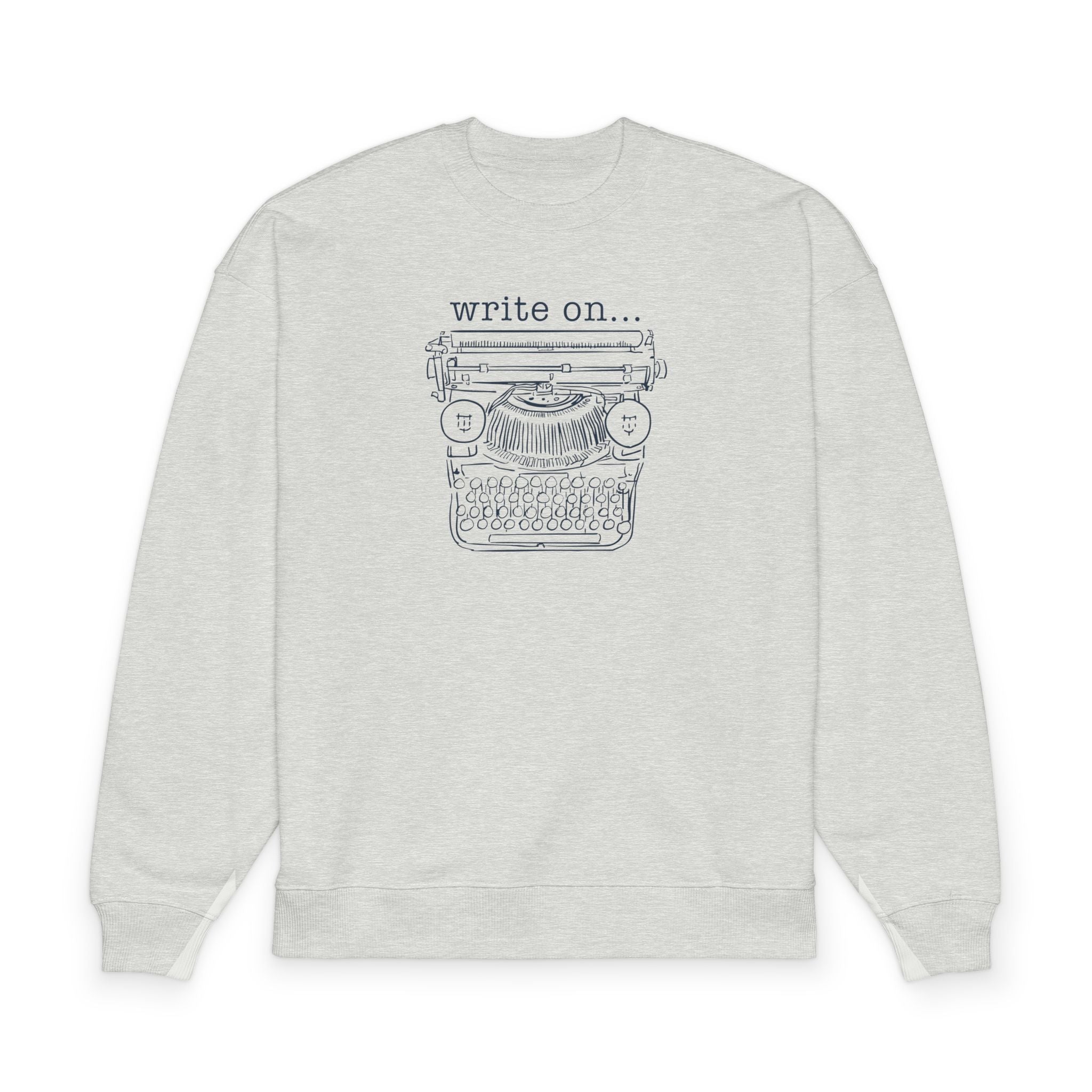 "Write On" Typewriter Crewneck Sweatshirt
