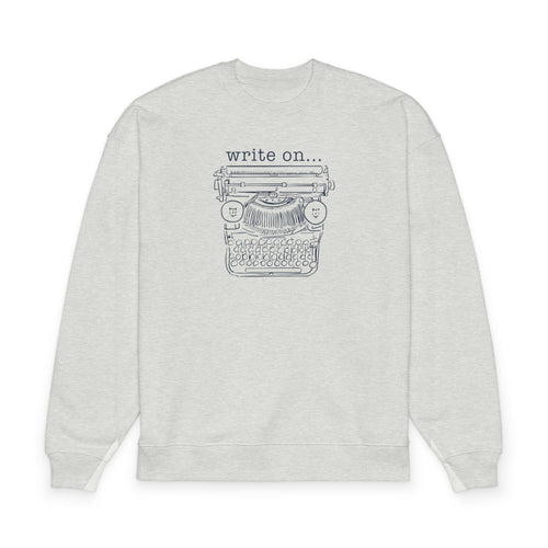 "Write On" Typewriter Crewneck Sweatshirt