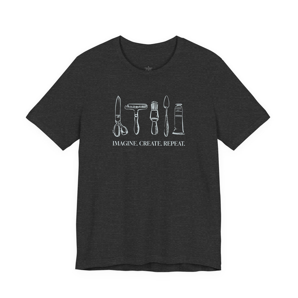 Horizontal “Imagine. Create. Repeat.” T-Shirt