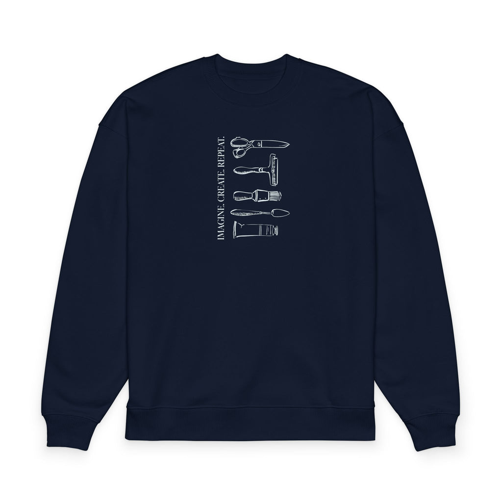 “Imagine. Create. Repeat.” Crewneck Sweatshirt
