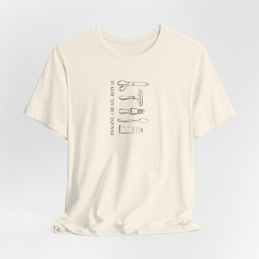 “Imagine. Create. Repeat.” T-Shirt