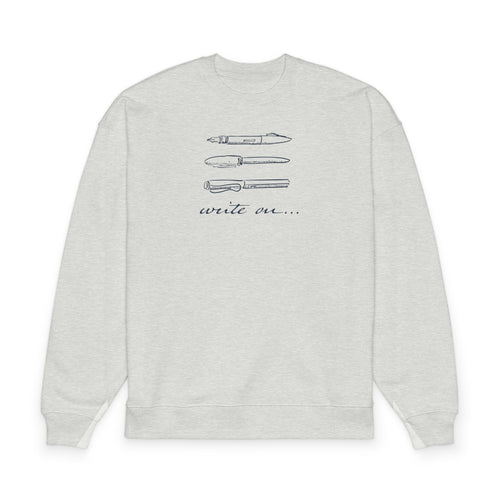 "Write On..." Pen Crewneck Sweatshirt