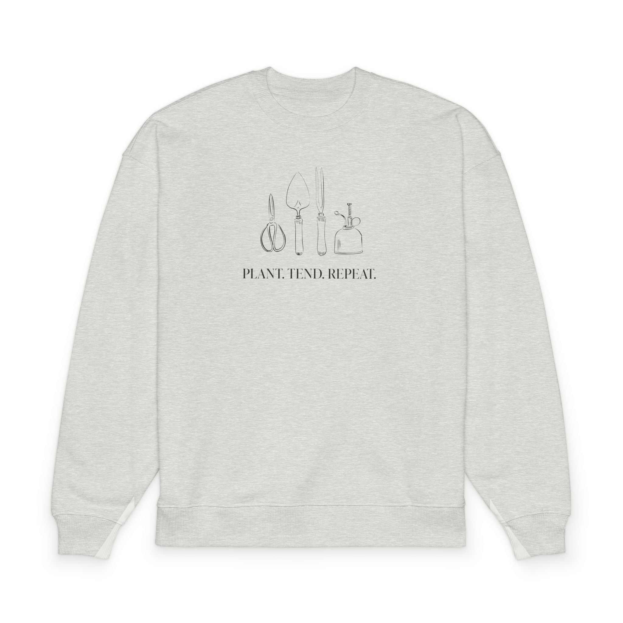 “Plant. Tend. Repeat.” Crewneck Sweatshirt