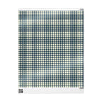 Weathered Blue Check Wrapping Paper Roll