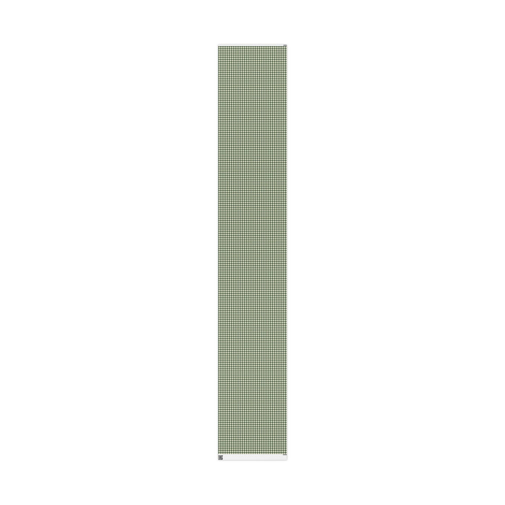Heirloom Green Check Wrapping Paper Roll