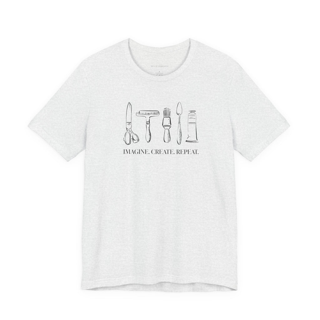 Horizontal “Imagine. Create. Repeat.” T-Shirt