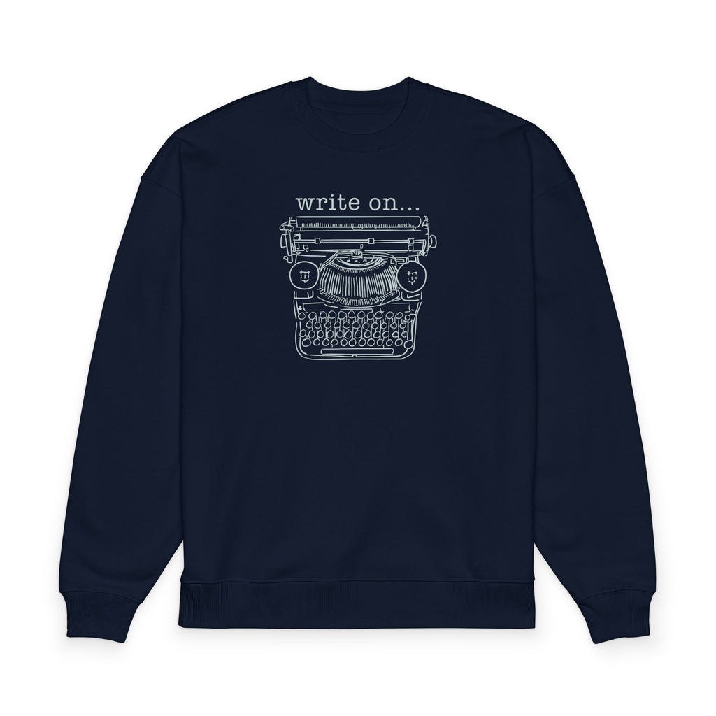 "Write On" Typewriter Crewneck Sweatshirt