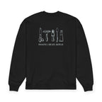 Horizontal “Imagine. Create. Repeat.” Crewneck Sweatshirt