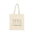 "It's a good day to paint" Canvas Tote