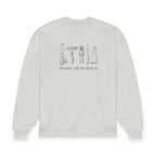 Horizontal “Imagine. Create. Repeat.” Crewneck Sweatshirt