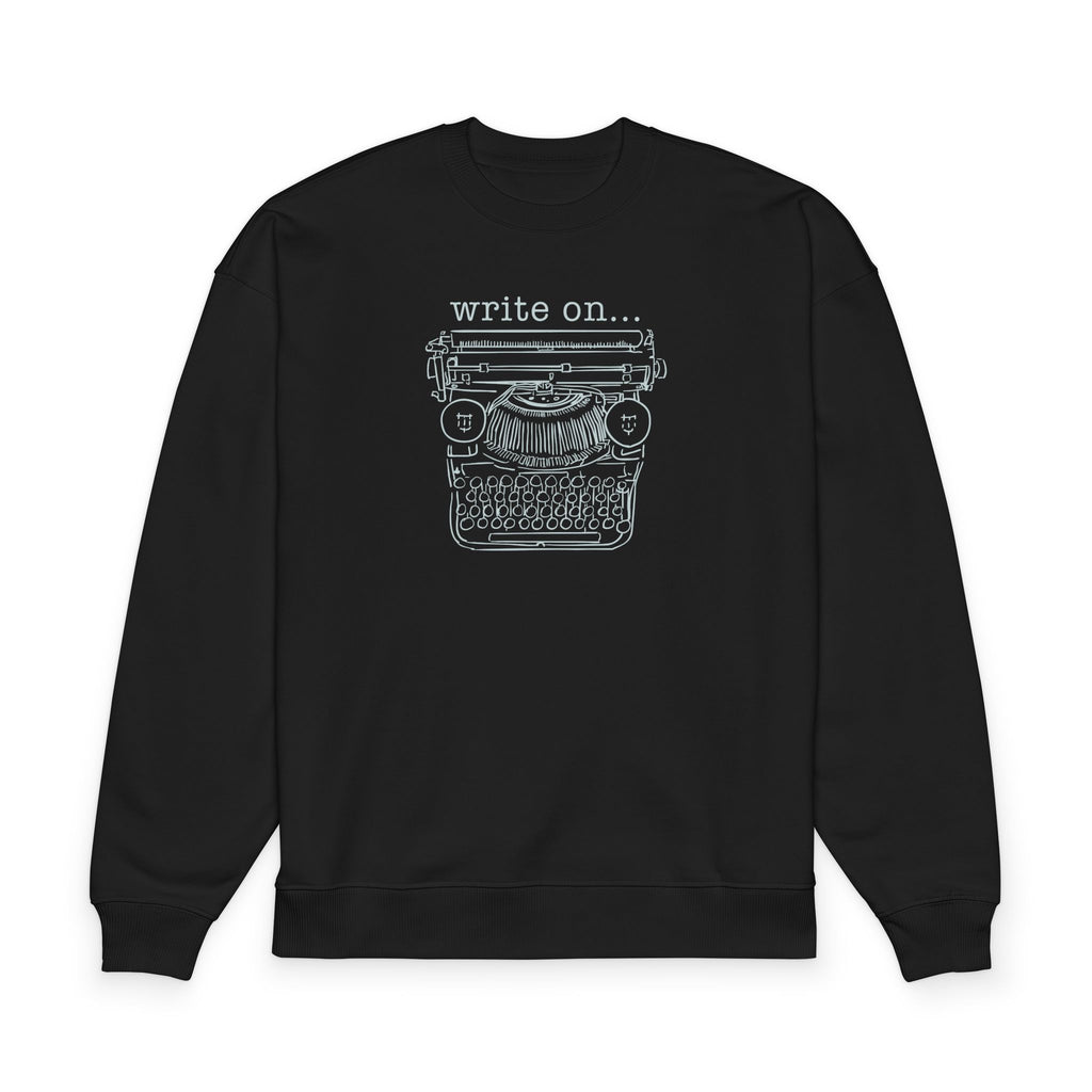 "Write On" Typewriter Crewneck Sweatshirt