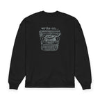 "Write On" Typewriter Crewneck Sweatshirt
