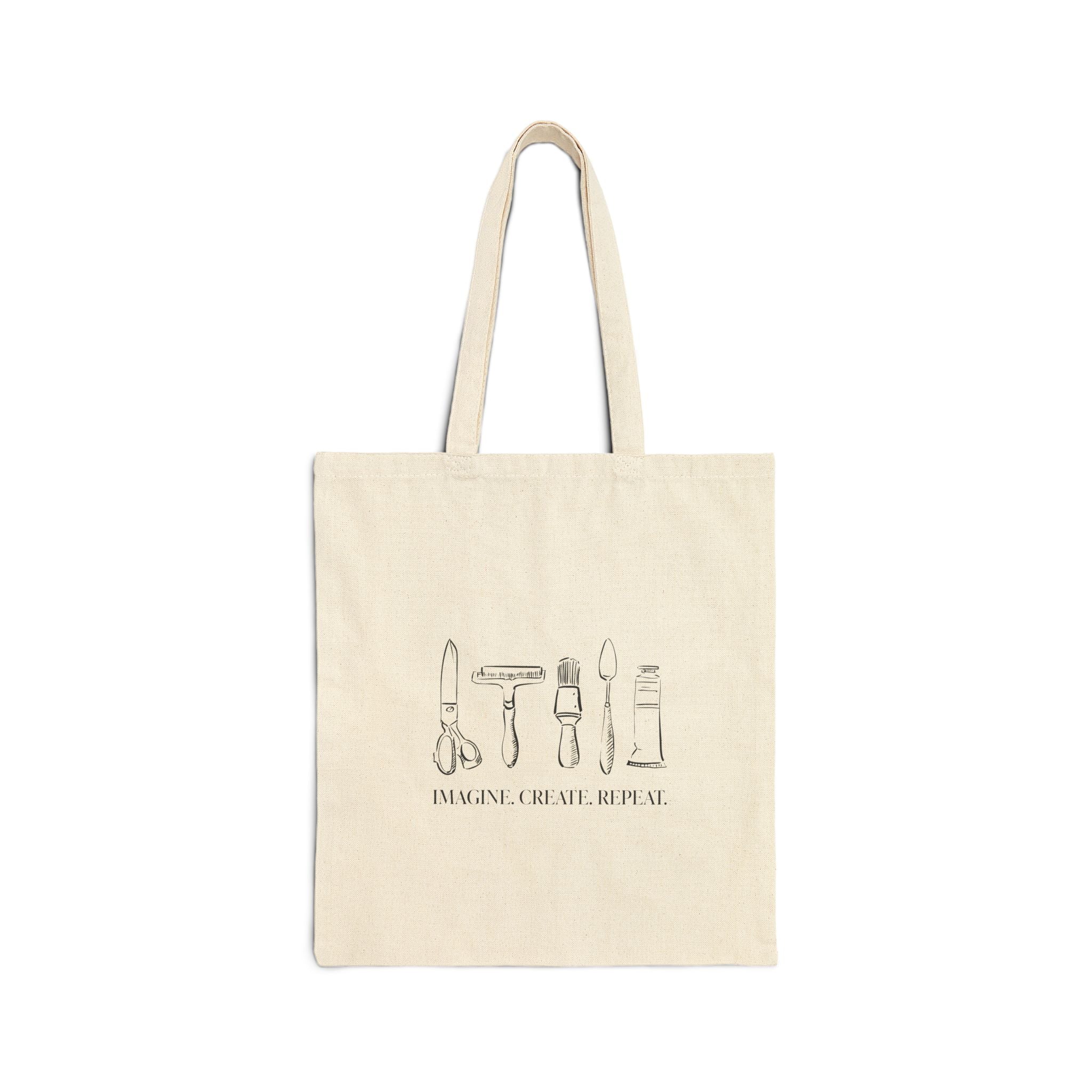 "Imagine. Create. Repair." Canvas Tote