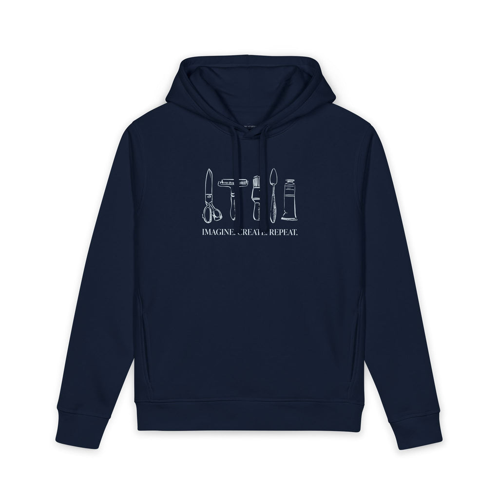 Horizontal “Imagine. Create. Repeat.” Hoodie
