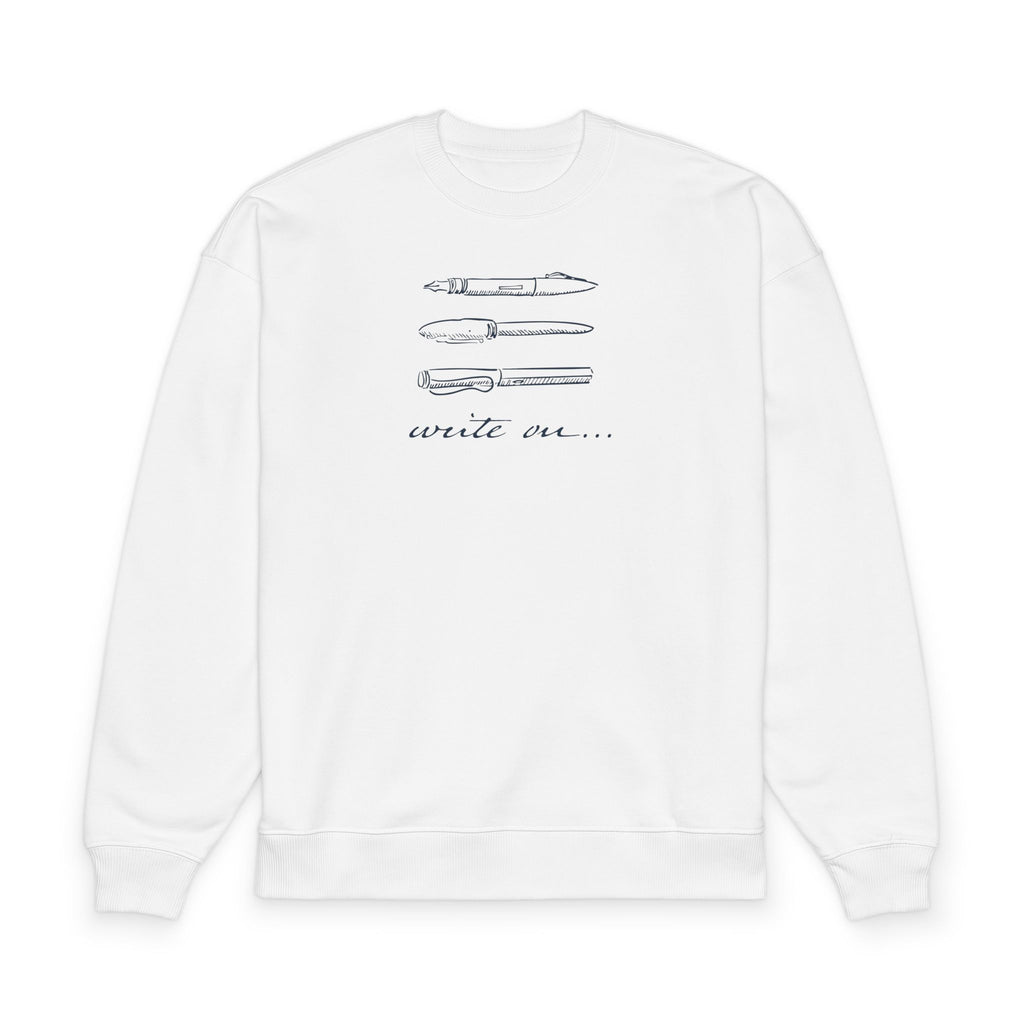 "Write On..." Pen Crewneck Sweatshirt
