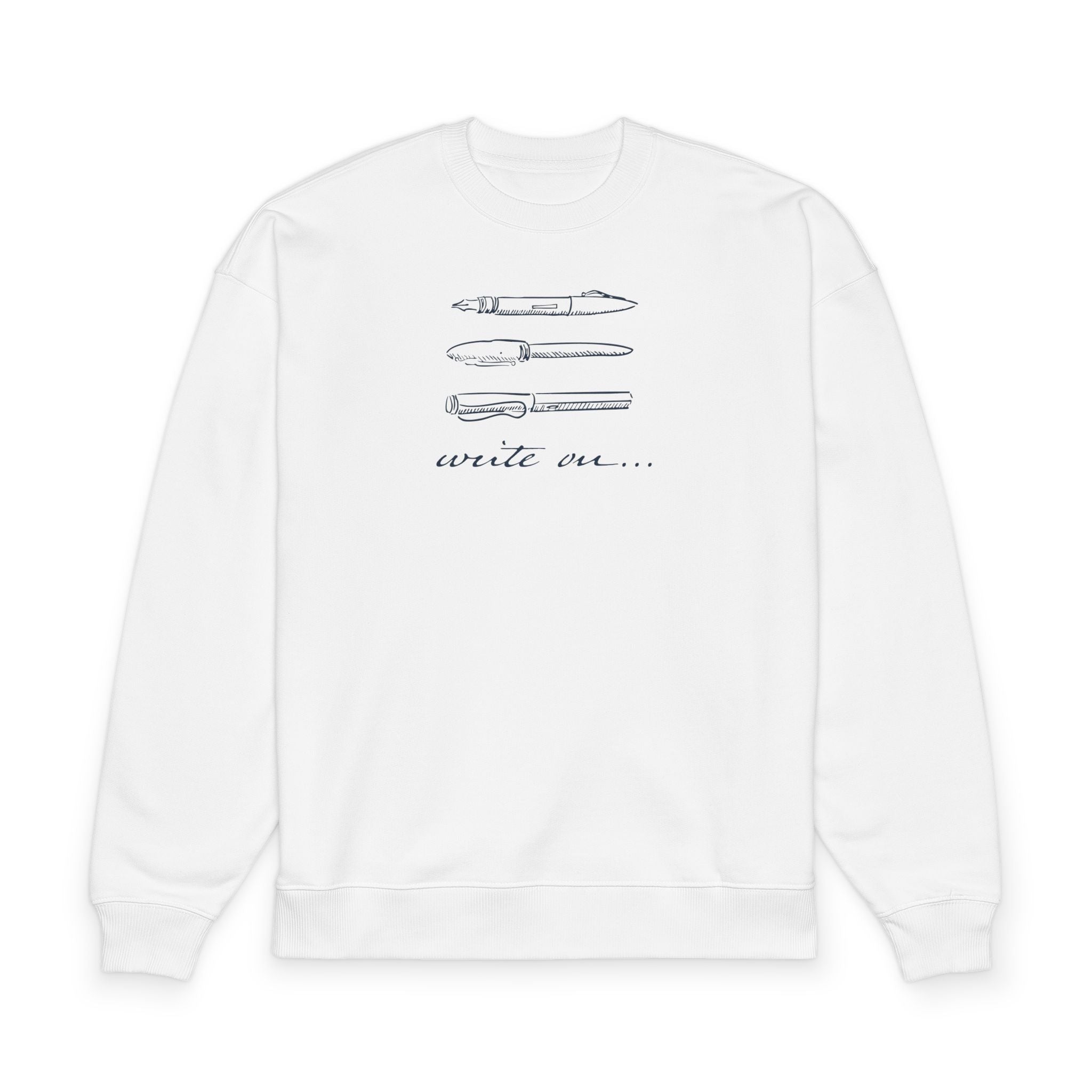 "Write On..." Pen Crewneck Sweatshirt