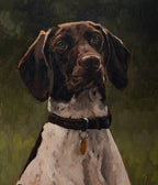 "Dapper" | 12 x 14 framed original oil painting