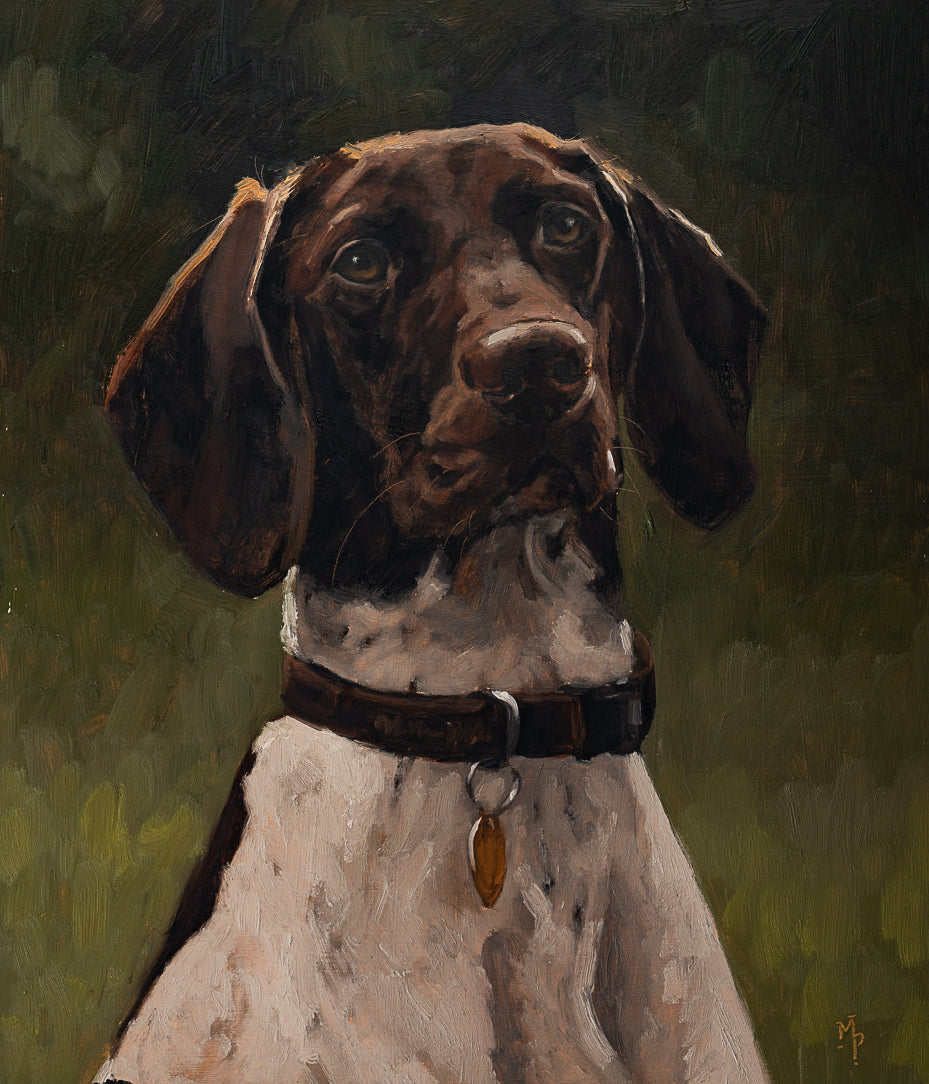 "Dapper" | 12 x 14 framed original oil painting