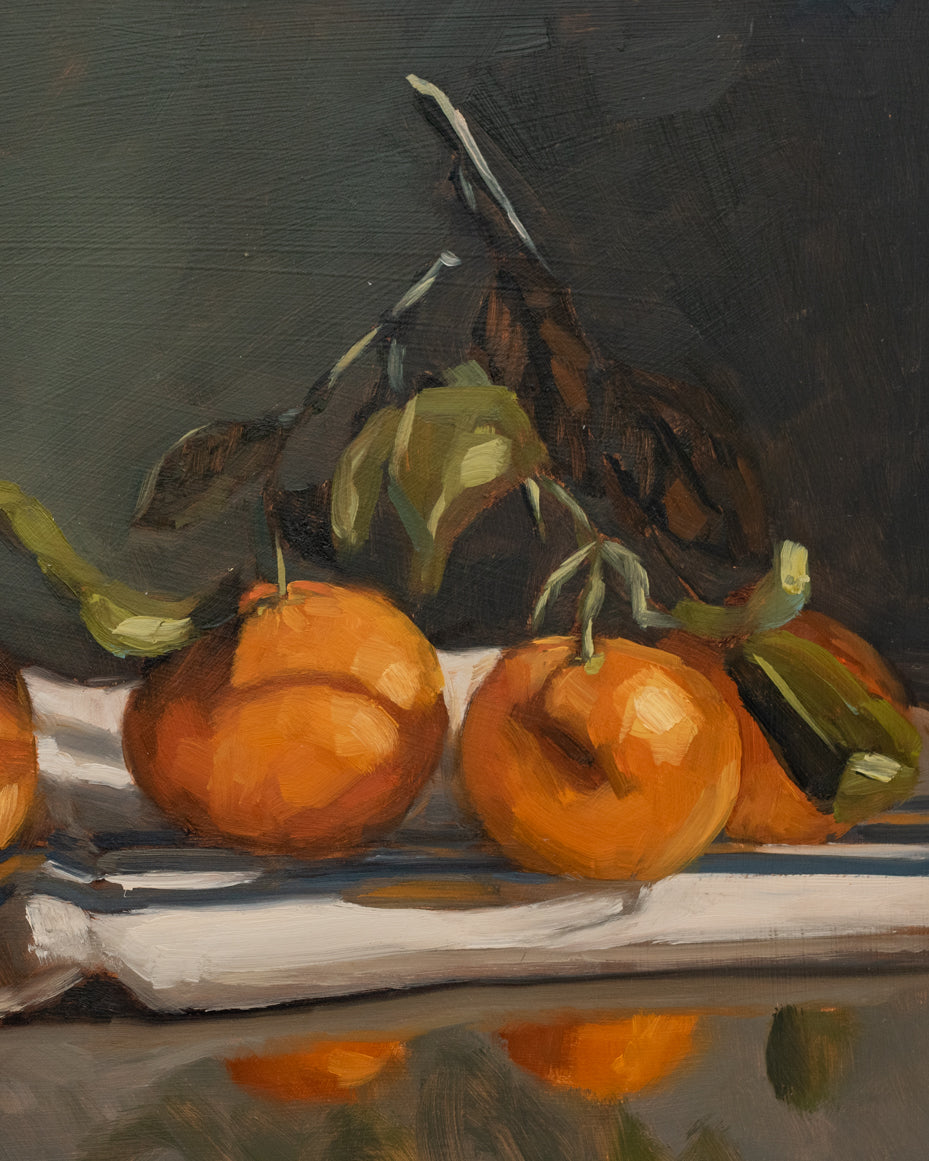 "Clementine Trio II" | Original oil on 8 x 10 MDF panel