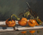 "Clementine Trio II" | Original oil on 8 x 10 MDF panel