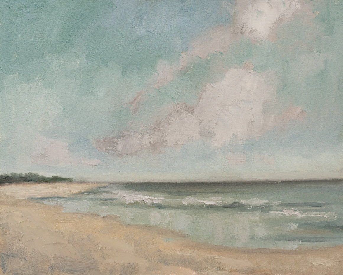 "IOP Surf" | 8 x 10 original oil painting