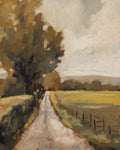 "Cotswold Farm Track" | Original 8 x 10 oil painting