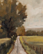"Cotswold Farm Track" | Original 8 x 10 oil painting