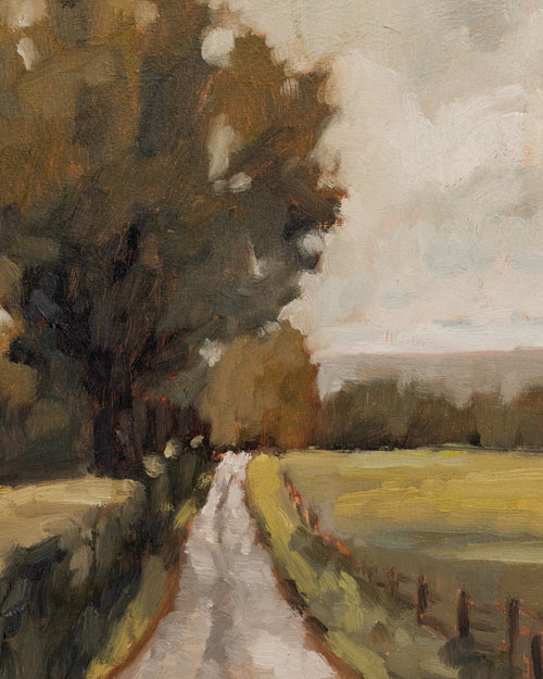 "Cotswold Farm Track" | Original 8 x 10 oil painting