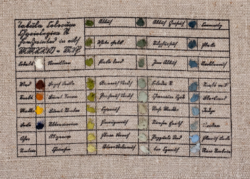 Four Color Study on Antique Linen