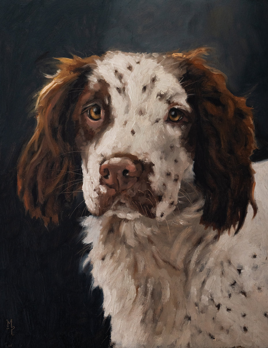 "Speck" | 11 x 14 framed original oil painting
