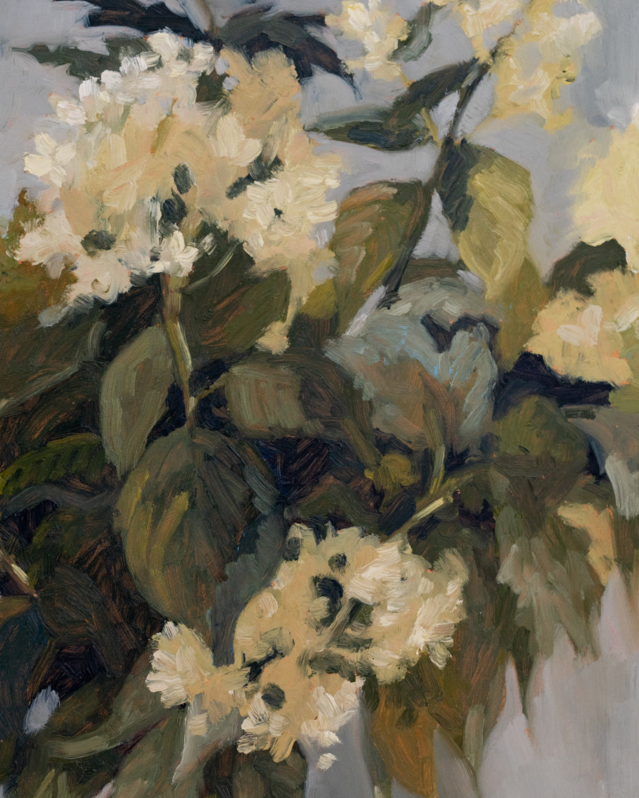 "Summer Bouquet & Blackberries" | 16 x 20 original oil painting