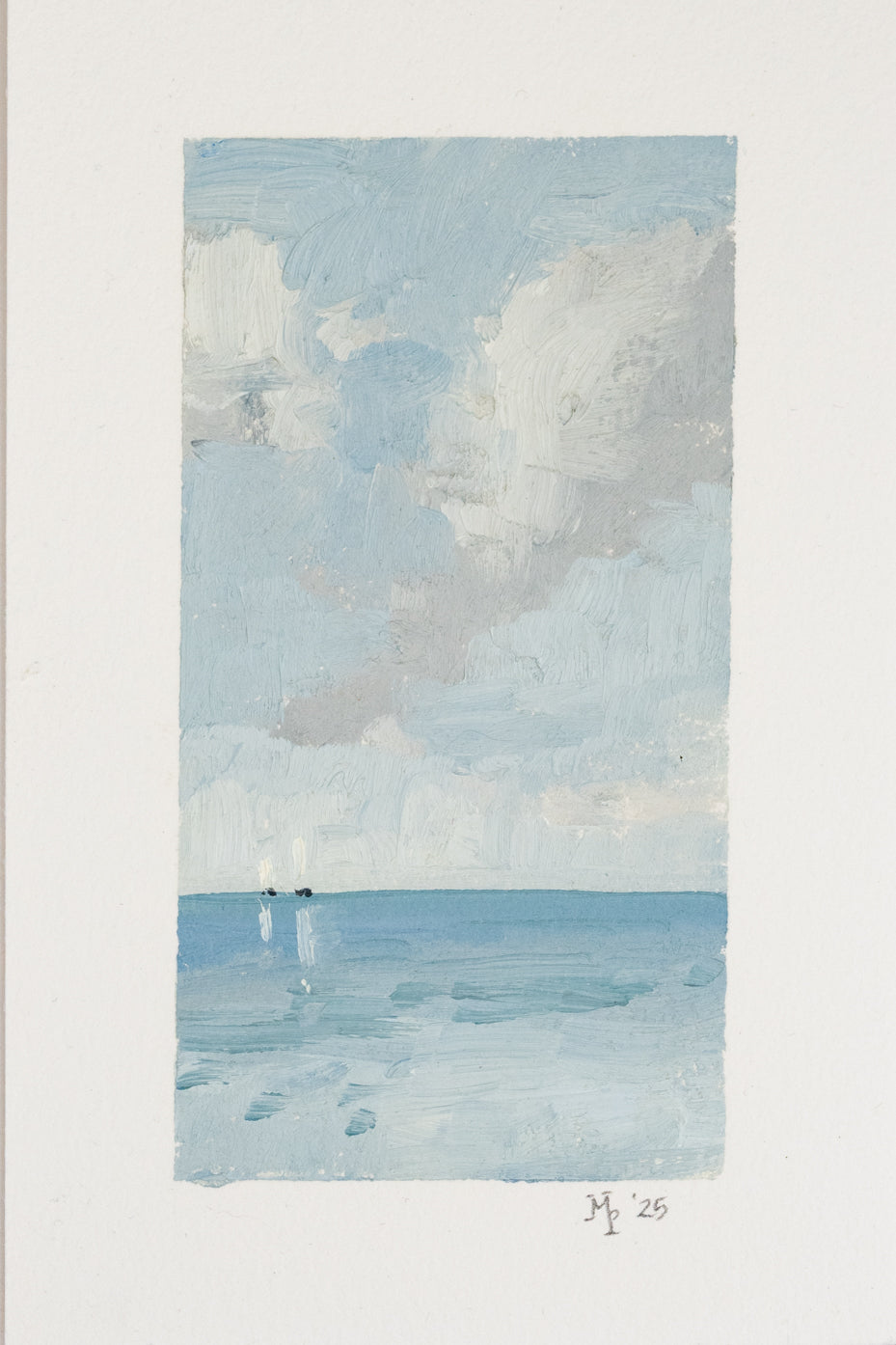 "Seascape Collection" | three original oil paintings on 4 x 6 Arches Oil Paper