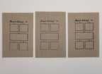Blank Five Color Study on Clear Primed Linen (Set of three)