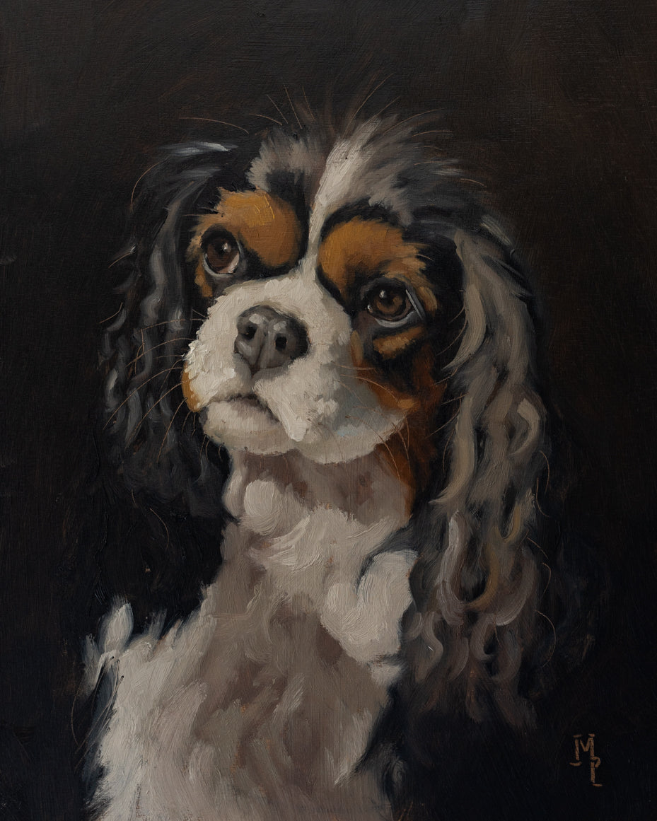 "Charles" |  10 x 8" original oil painting framed