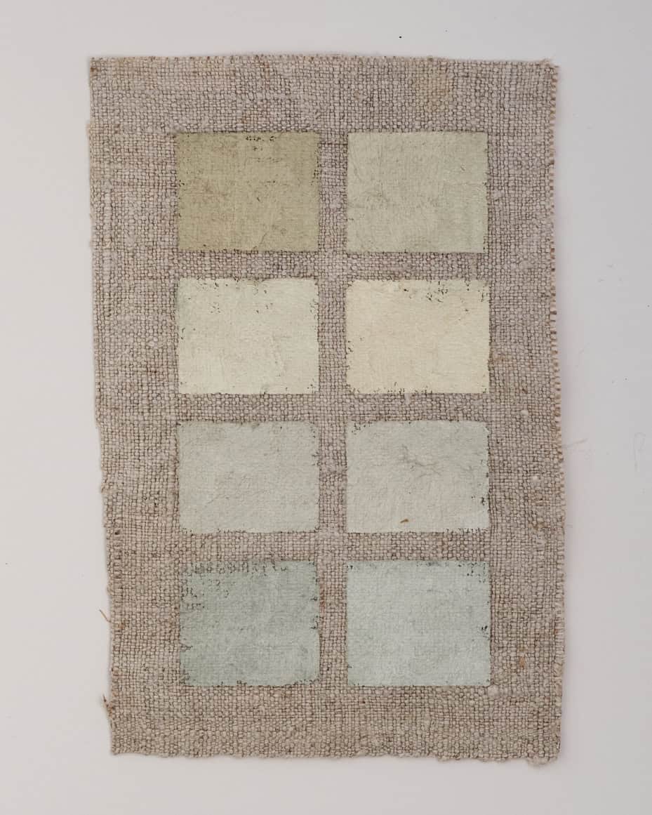 Off-Whites Color Chart on Linen