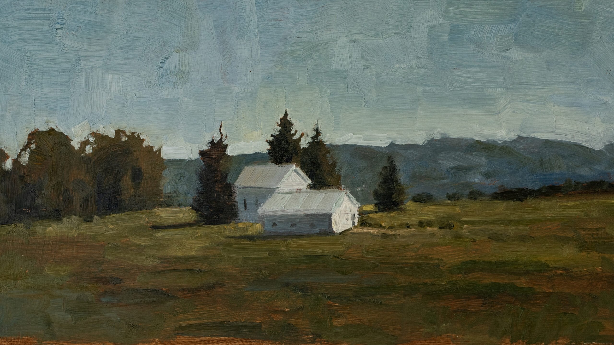 Farmhouse surrounded by Trees