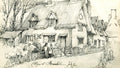 Cottages at Homersfield | Kitchin Sketch