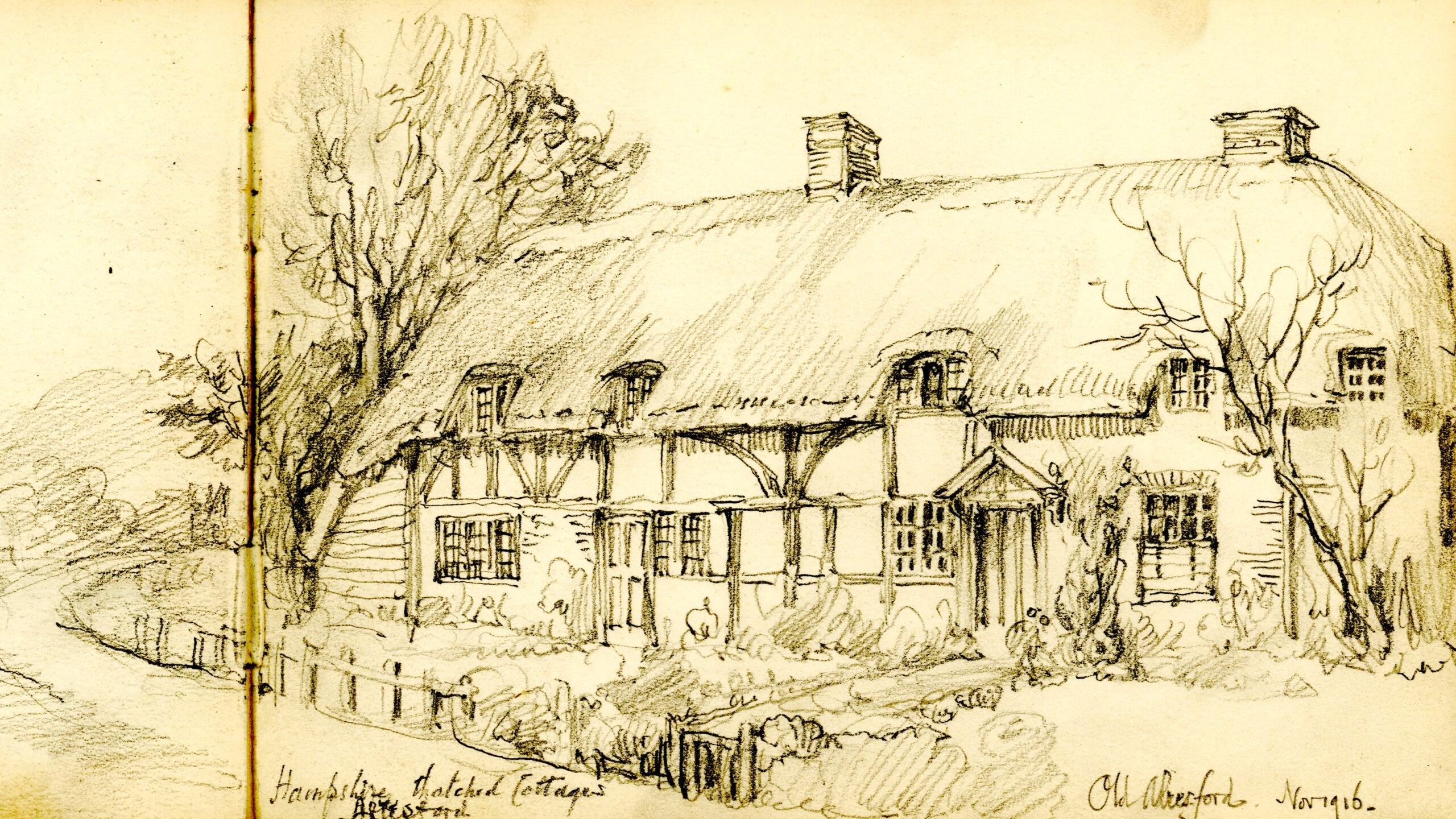 Hampshire Thatched Cottages | Kitchin Sketch