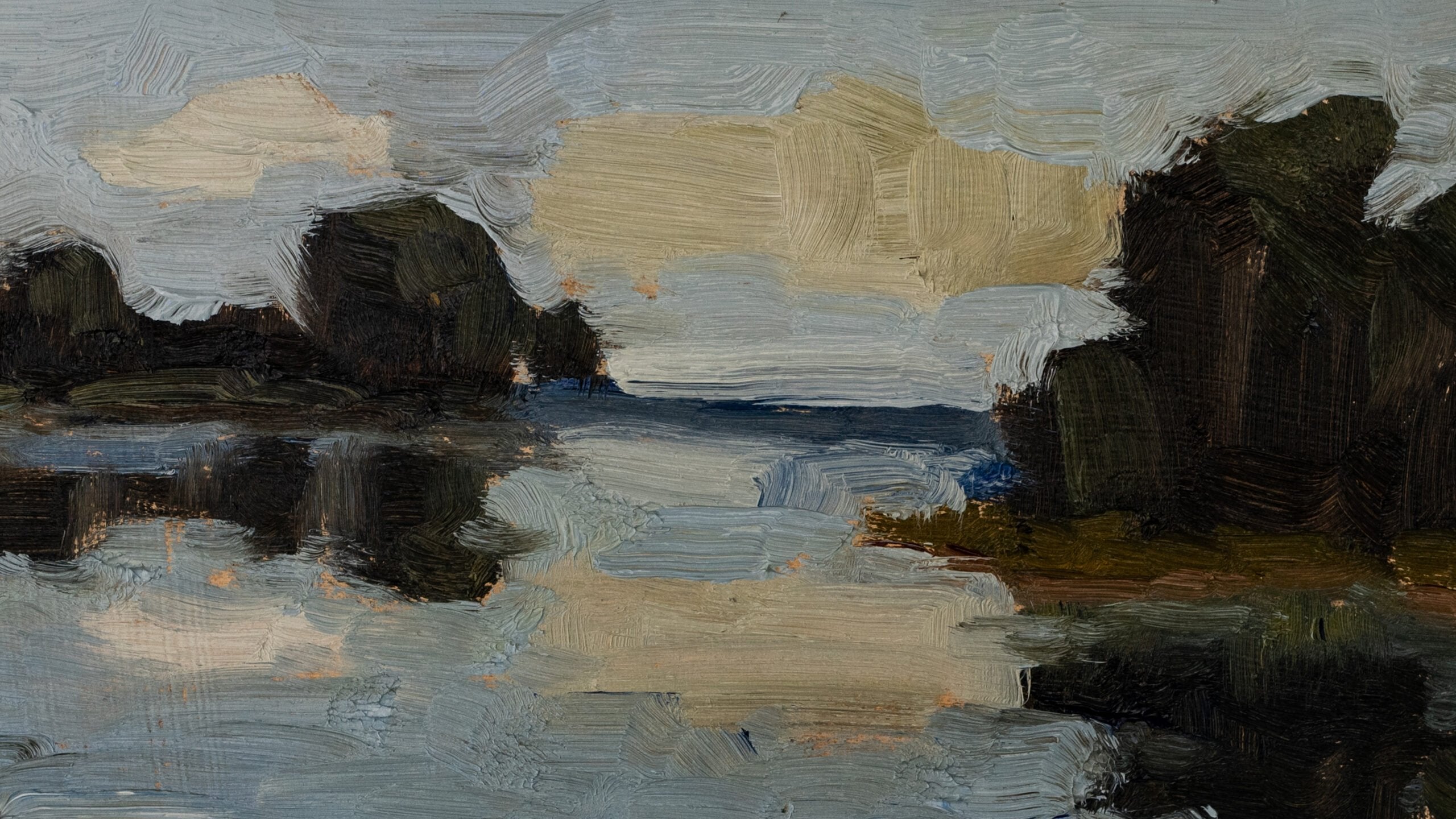 Lake with Trees Two
