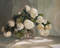 Snowball Viburnum in Glass Vase Print